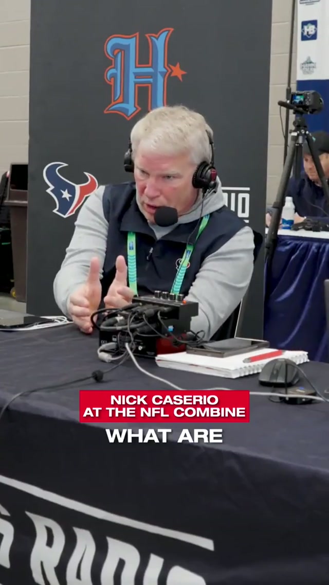 A GM's favorite time of year 🗓️

#houstontexans #combine #nfl #draft