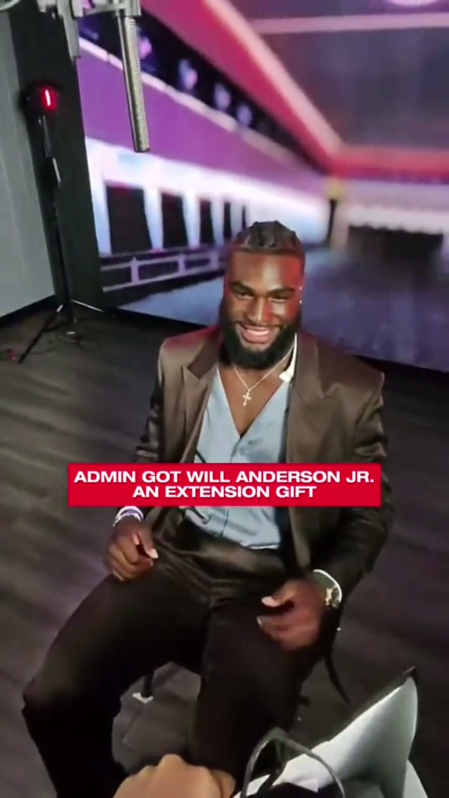 Gifted an extension 😉 #nfl #houstontexans #willandersonjr #fyp #viral 