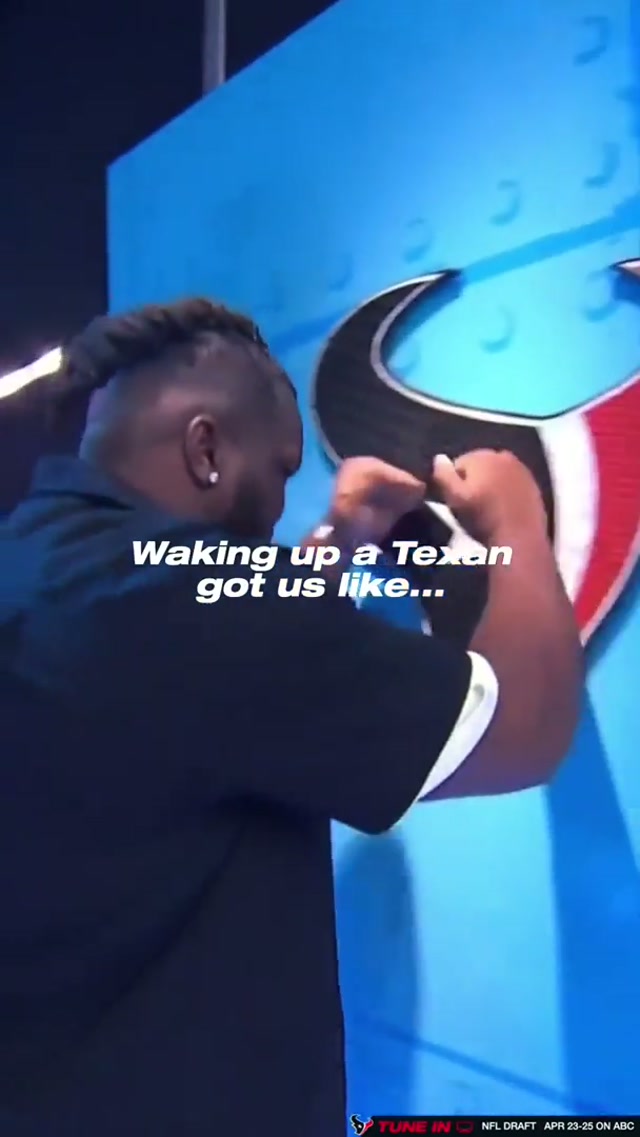 Still not over this 🥹

#nfl #draft #houston #texans #wholesome