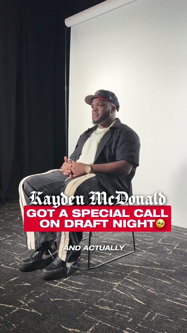 A special moment for Kayden🥹 #nfl #draft #texans 