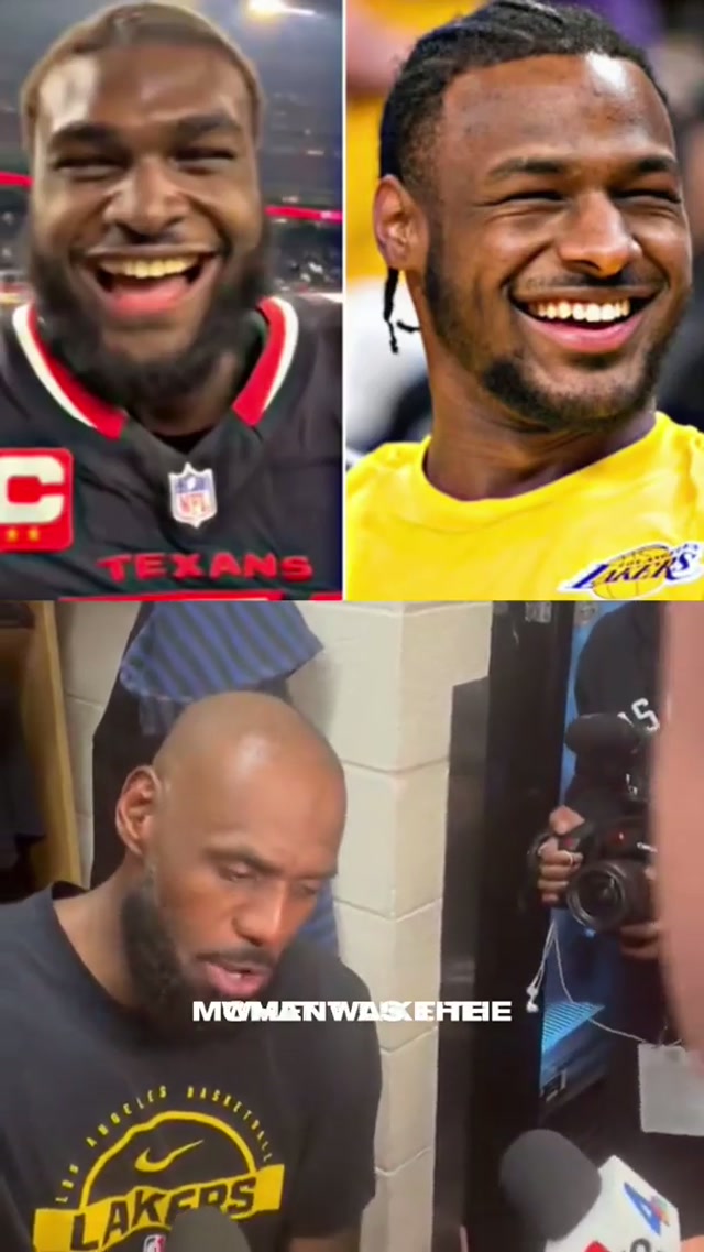 Real recognize real. #nfl #nba #lebron #bronny #will 
