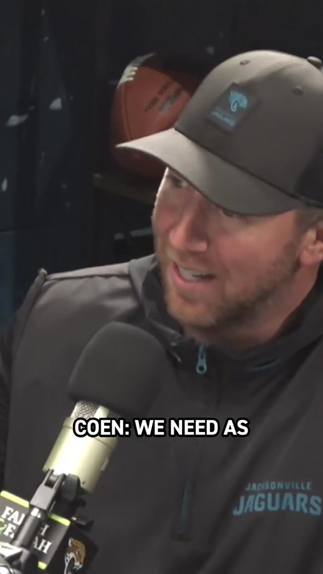 "It's us against everybody." #jaguars #liamcoen #DUUUVAL 