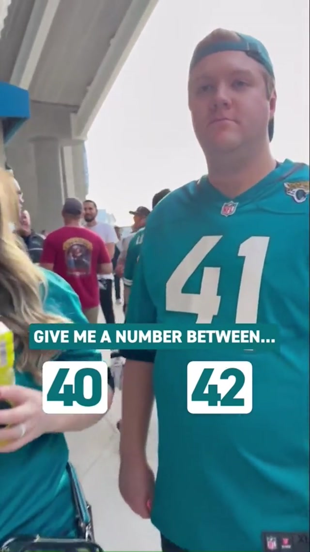 37 can now be found in between 40 and 42… #giveaway #jacksonvillejaguars #nfl 