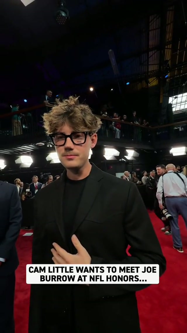 Update: Joe Burrow was not in attendance ‼️ #camlittle #nfl #redcarpet #nflhonors #joeburrow 