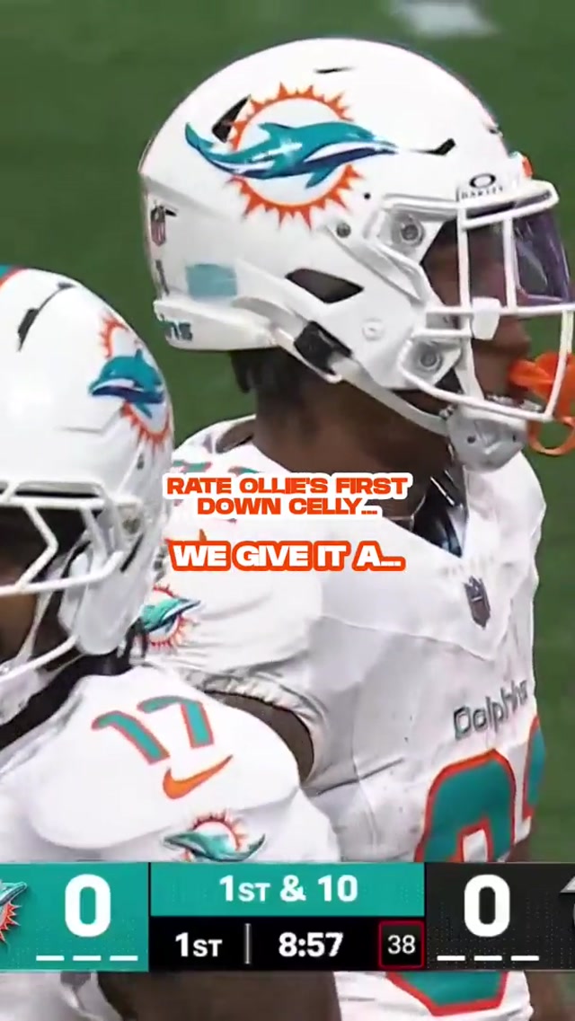 6 7 π€·ββοΈ #olliegordon #celebration #celly #nfl