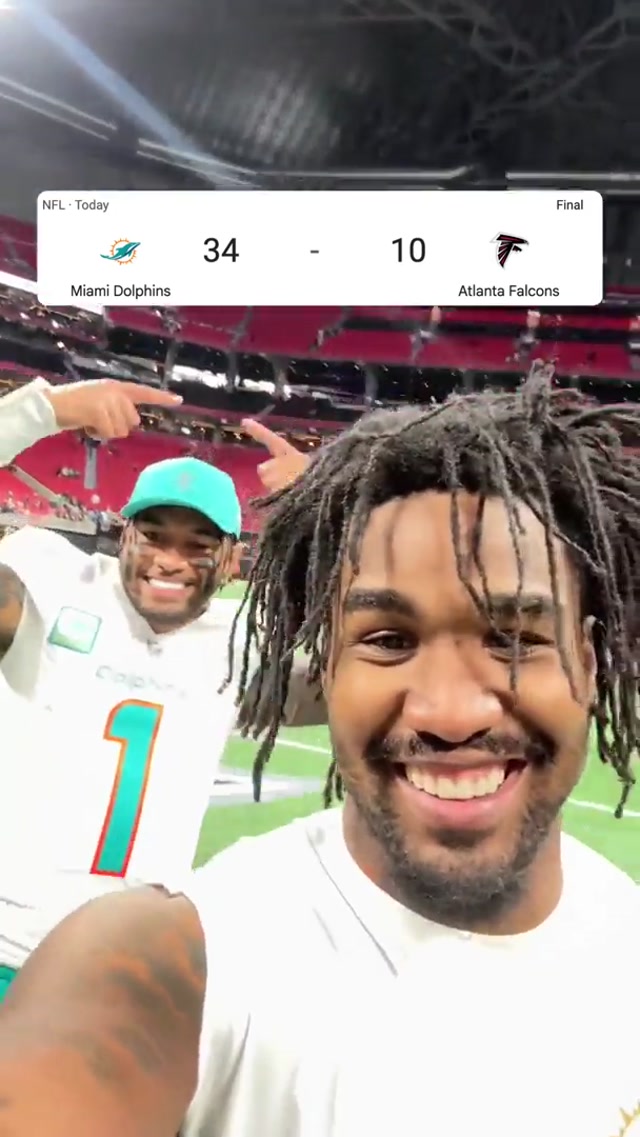 π£οΈ Fins for the win! #nfl #miamidolphins #tua #waddle