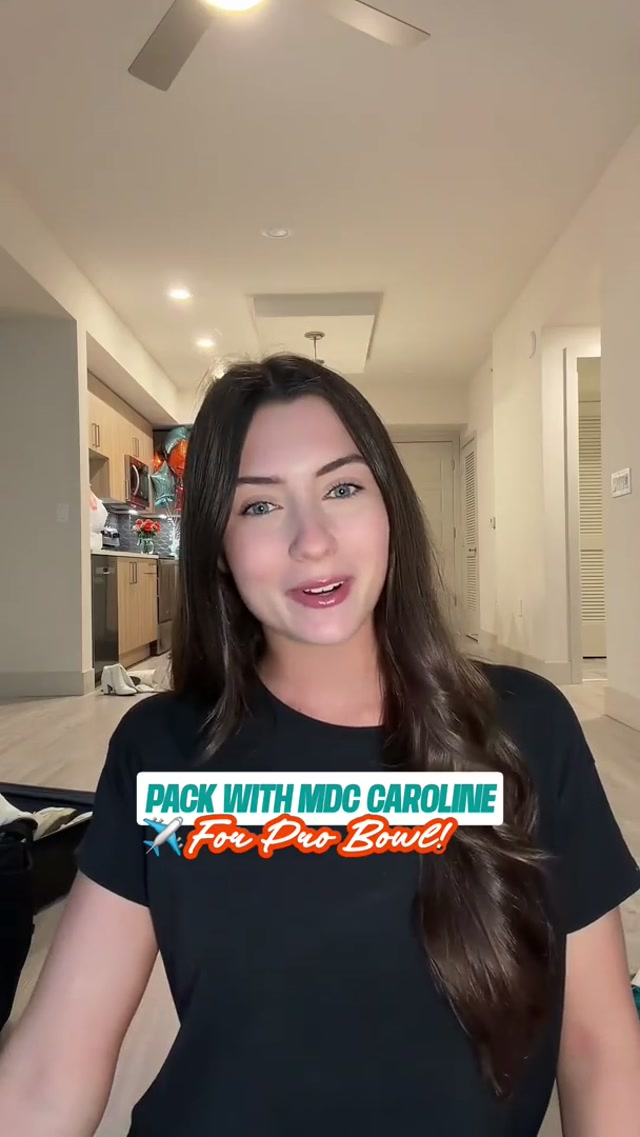 MDC Caroline is off to the #ProBowl! ✈️  #nflcheer #dance #cheer #grwm 