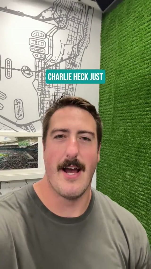 Charlie Heck’s ready to work💪