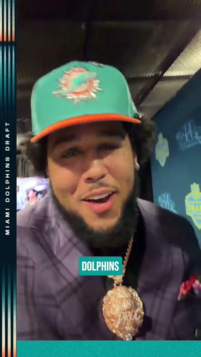 Let’s get it, Kadyn! 😤 #NFLDraft #PhinsUp #Alabama #Dolphins 