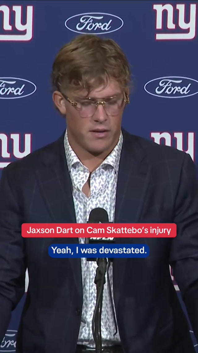 Wishing 44 a speedy recovery 🙏 #giants #camskattebo #jaxsondart #nfl 
