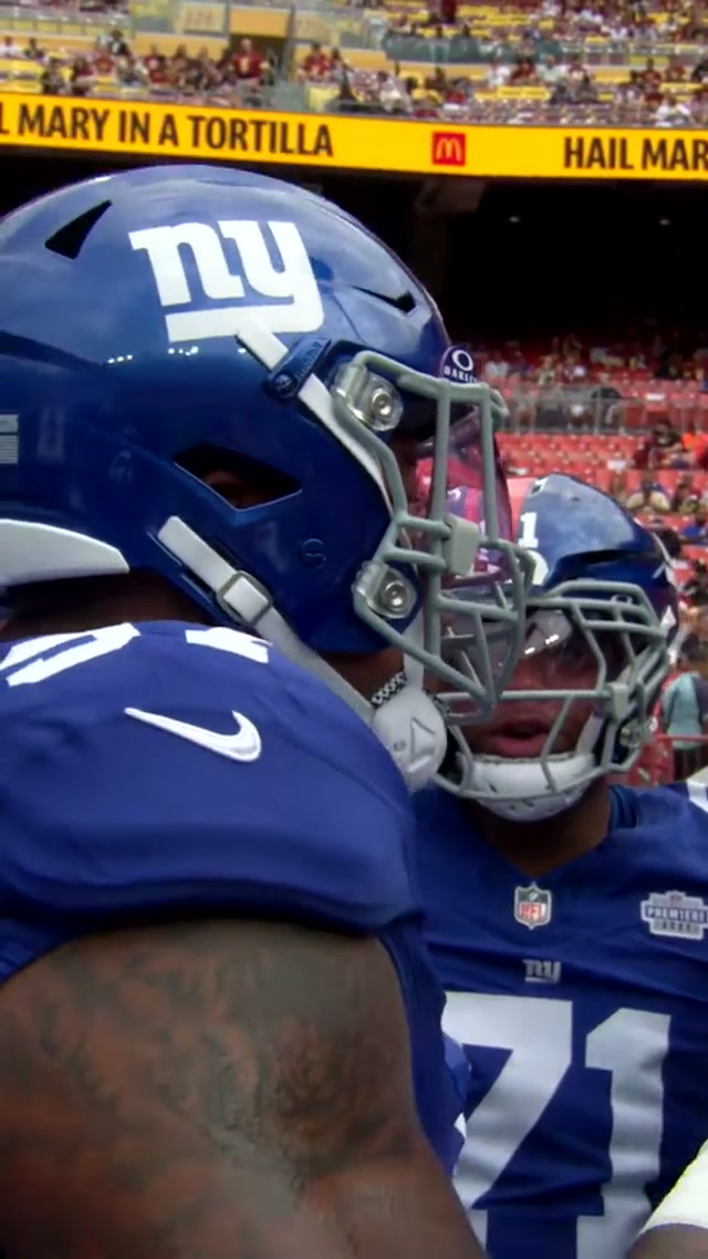Best moments from behind the bench 🎥 #giants #nfl #football #sightsandsounds