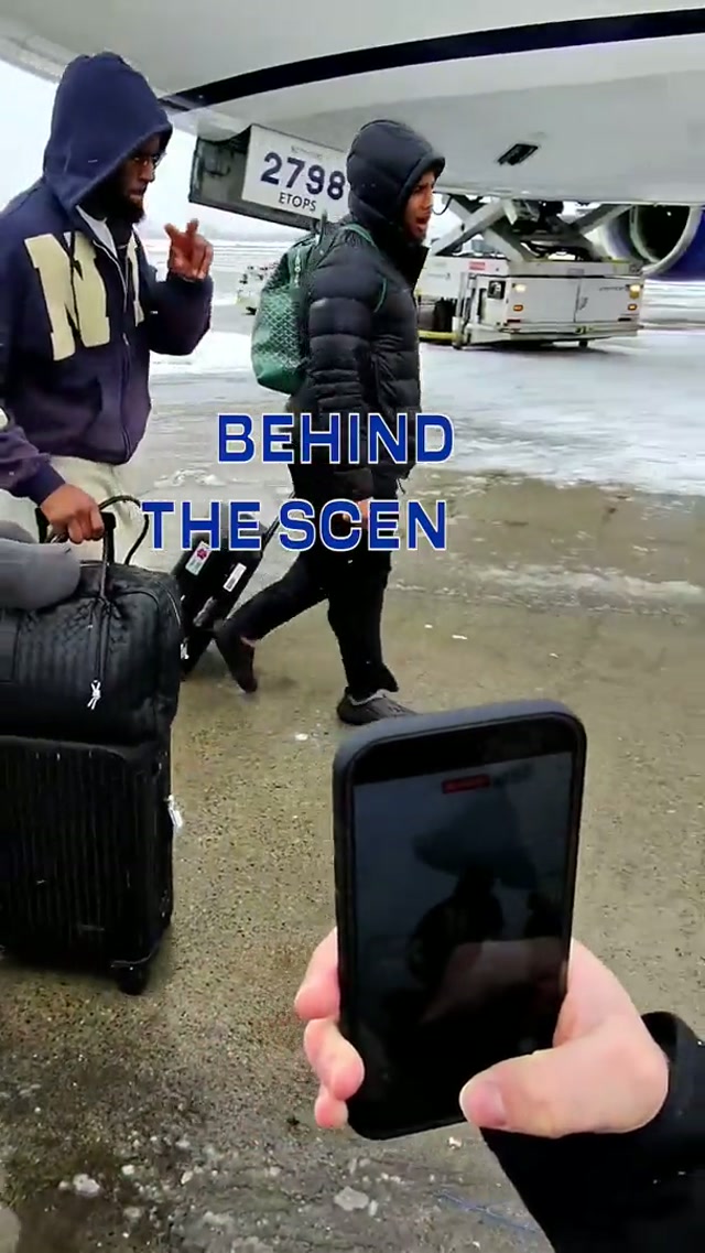 Travel with our production team to a road game ✈️ #giants #nfl #video #production #football