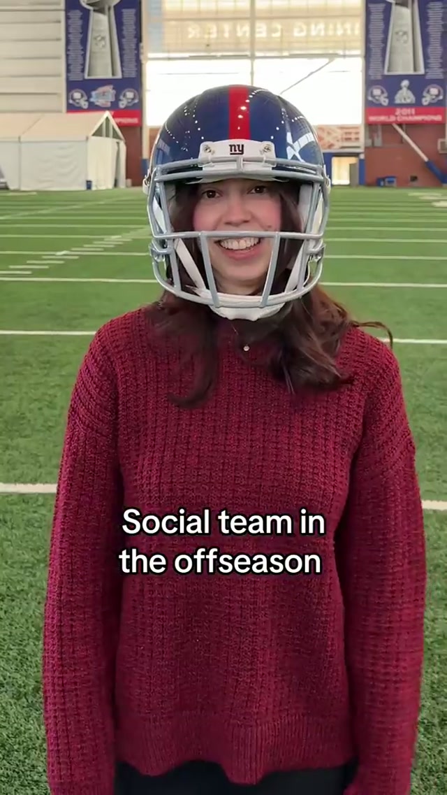 We’re working! 🤥 #nyg #giants #nfl 