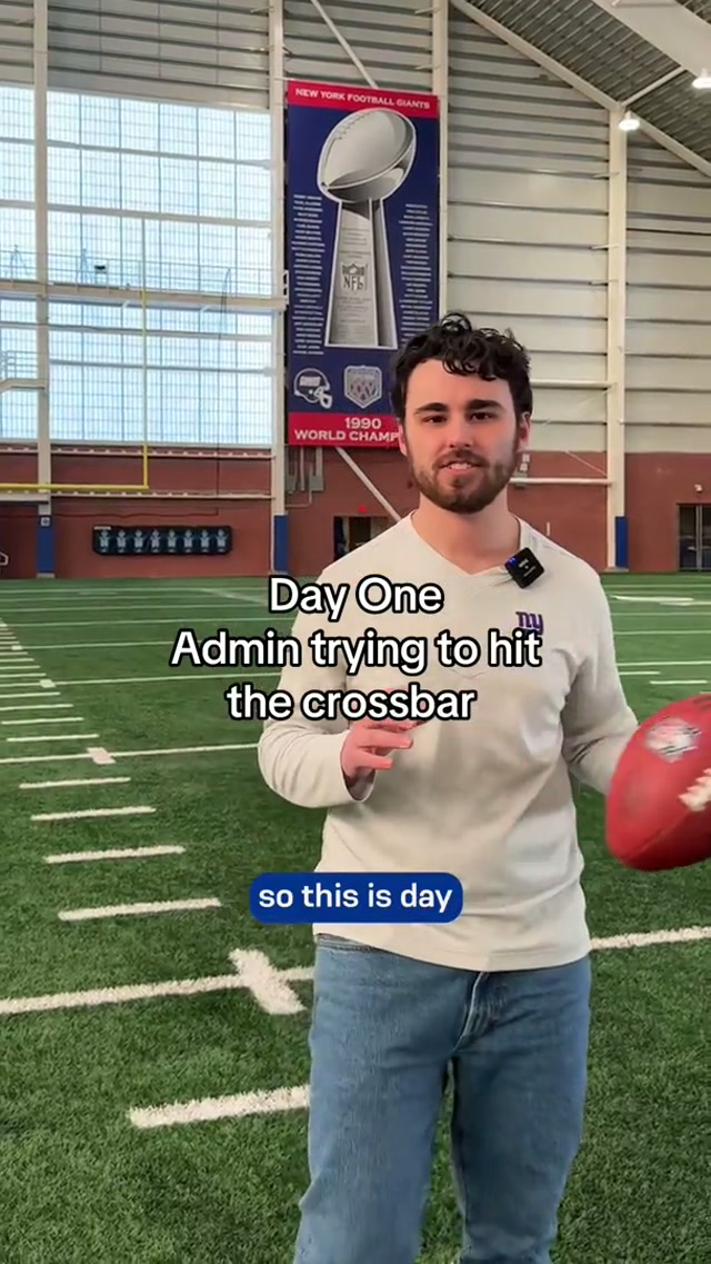 Admin humbled on day one… #nyg #giants #nfl 