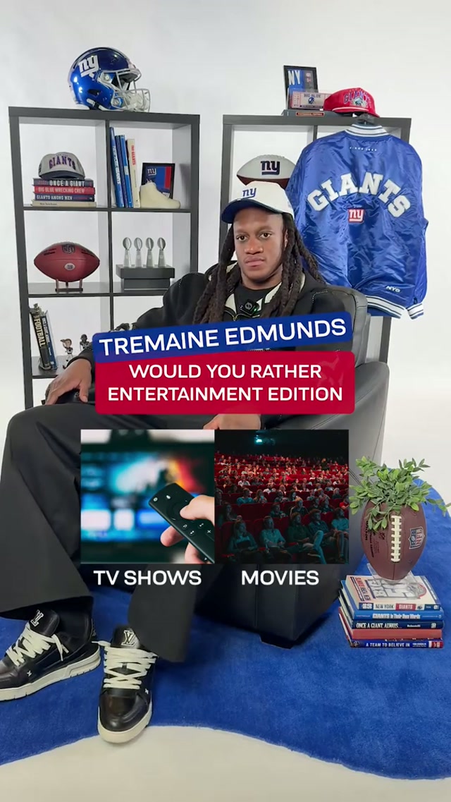 Would you rather with Tremaine Edmunds? 🤔 #nfl #giants #nygiants #tremaineedmunds