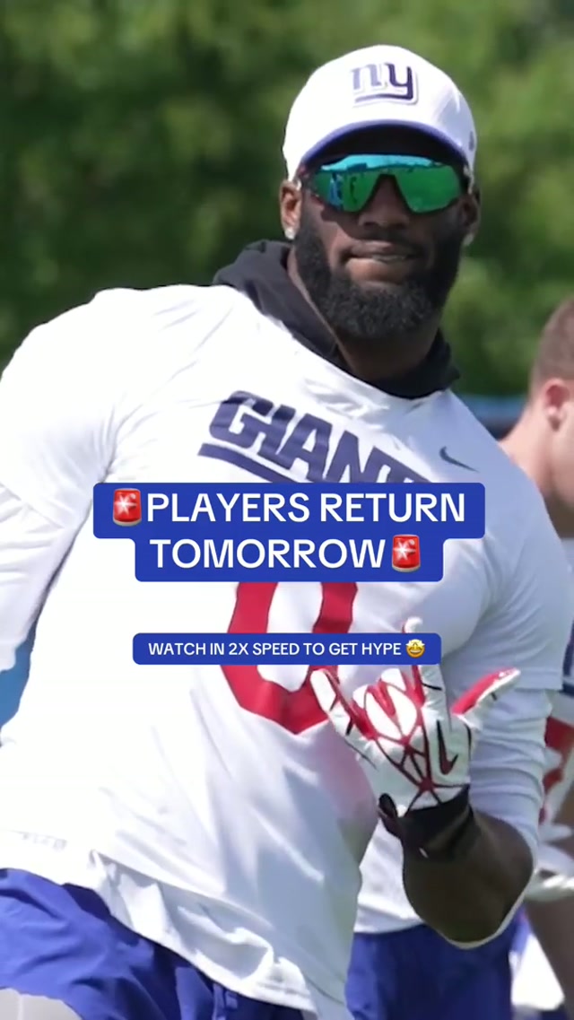 Time for spring ball🏈 #nyg #giants #nfl #brianburns 