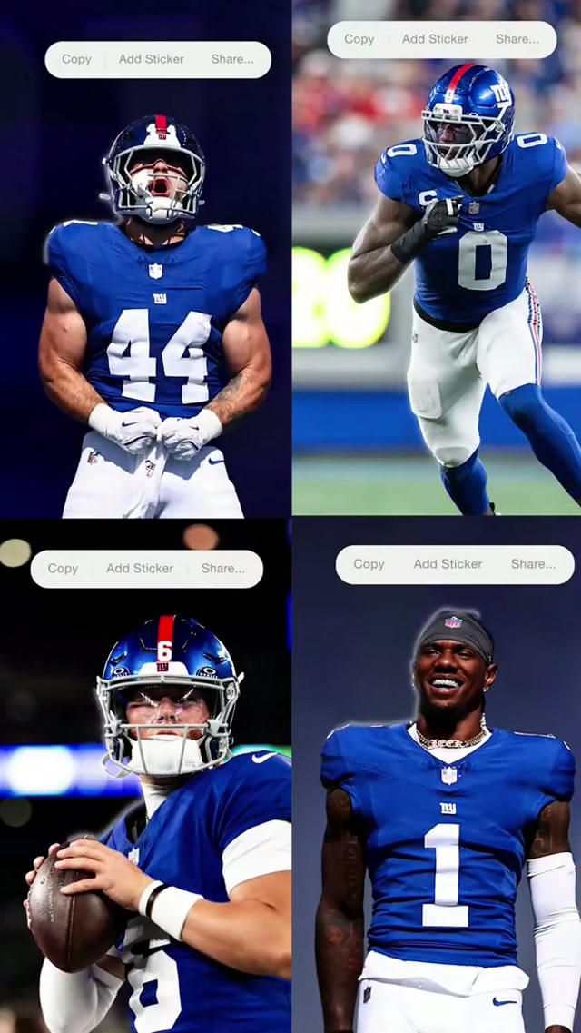 *adds these stickers* #nyg #giants #nfl