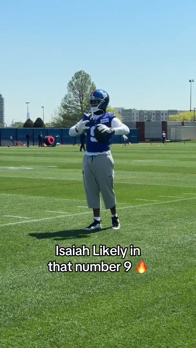 Toughhhhhh #isaiahlikely #giants #nfl #football #newyorkgiants 