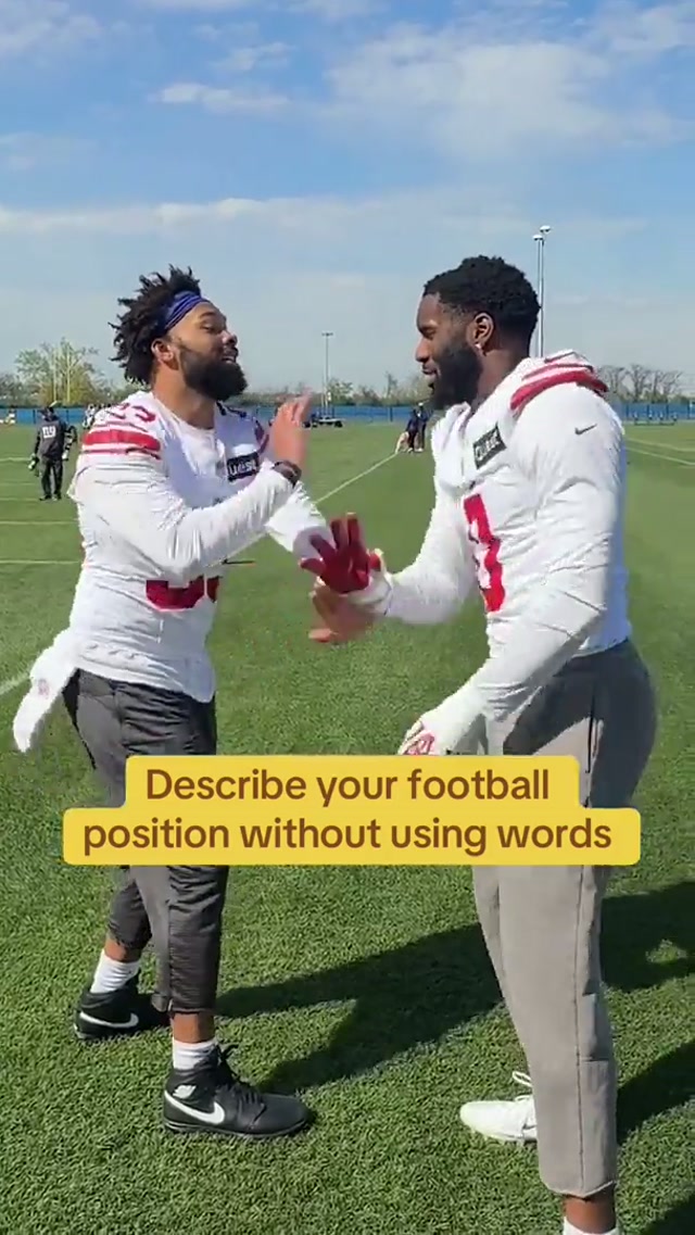 First question of the day back did not disappoint 🤣 #nfl #football #questionoftheday #newyorkgiants 