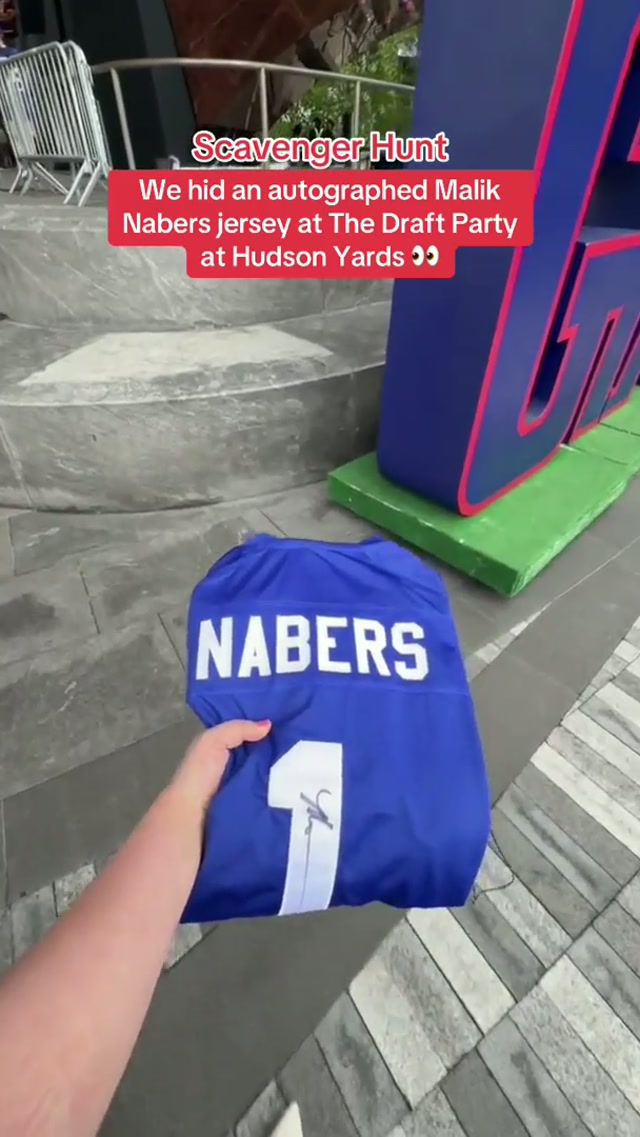 Who’s going to find it first? 👀 #giants #nfl #maliknabers 