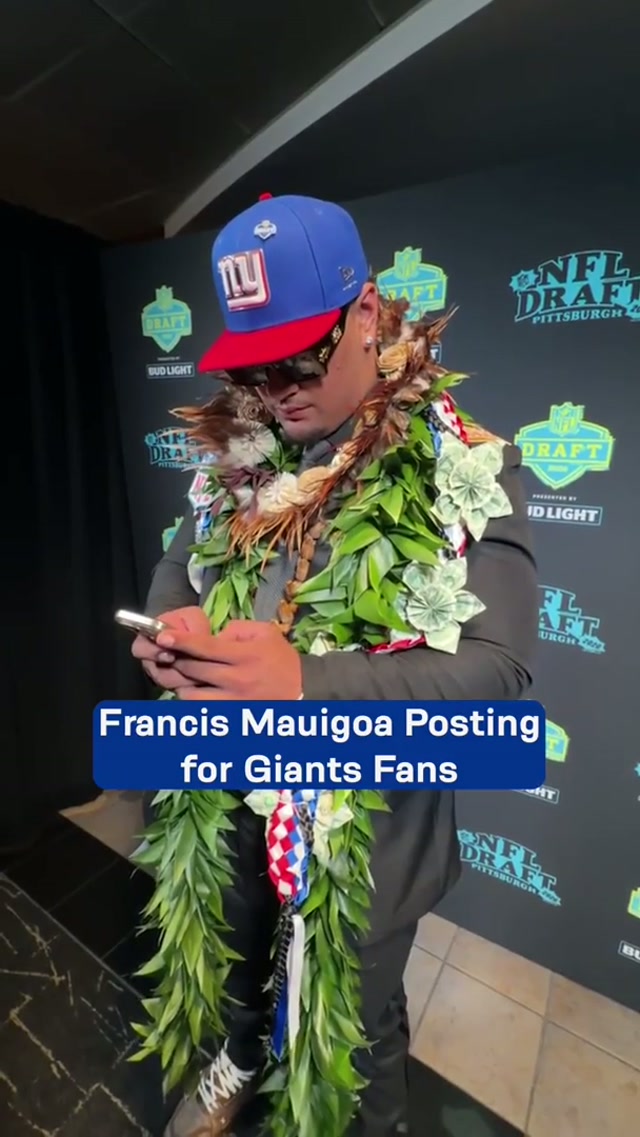 Sisi ready to get to work🫡🙌 #nyg #giants #nfl #nfldraft 