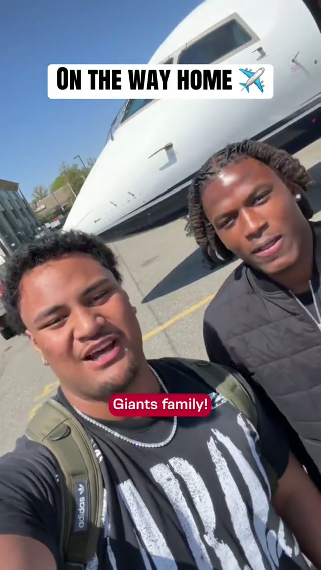 Boys are on their way #giants #nfl #newyorkgiants #travel #football 