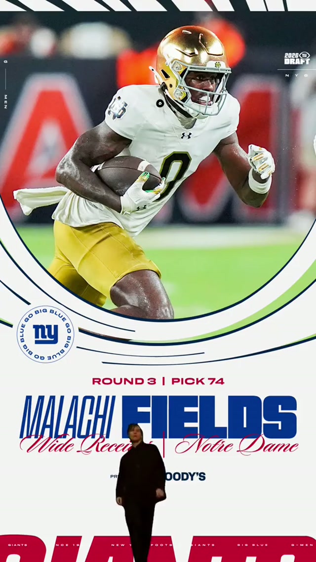 Adding another weapon on offense🙌 #nyg #giants #nfl #nfldraft