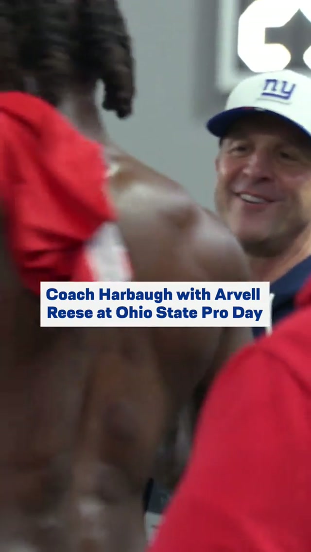 "Everybody else is taken, gotta be you" (@nflfilms) #giants #arvellreese #ohiostate #johnharbaugh #nfl