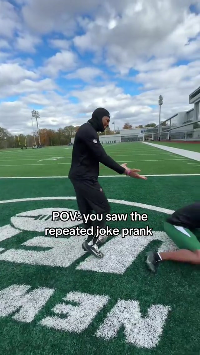 sorry rook 😂 #nyjets #prank #joke