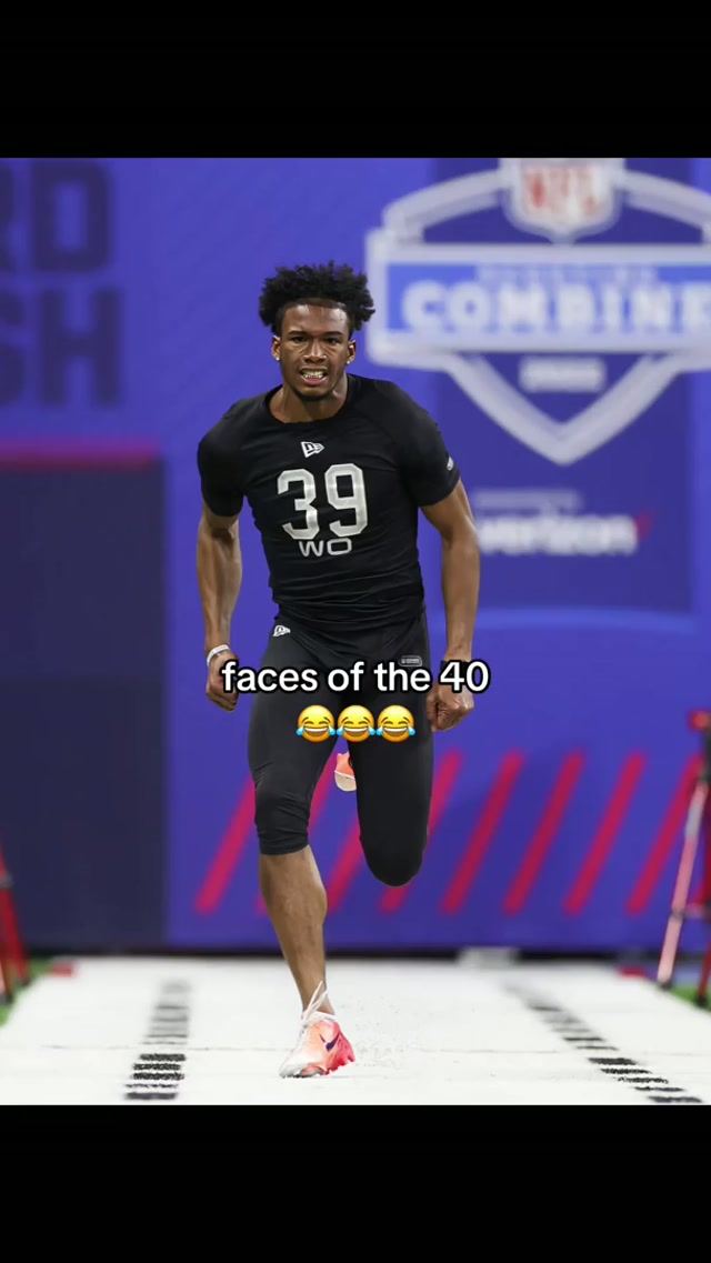 these never get old 😂 #newyorkjets #nflcombine #funnyfaces #nfl 