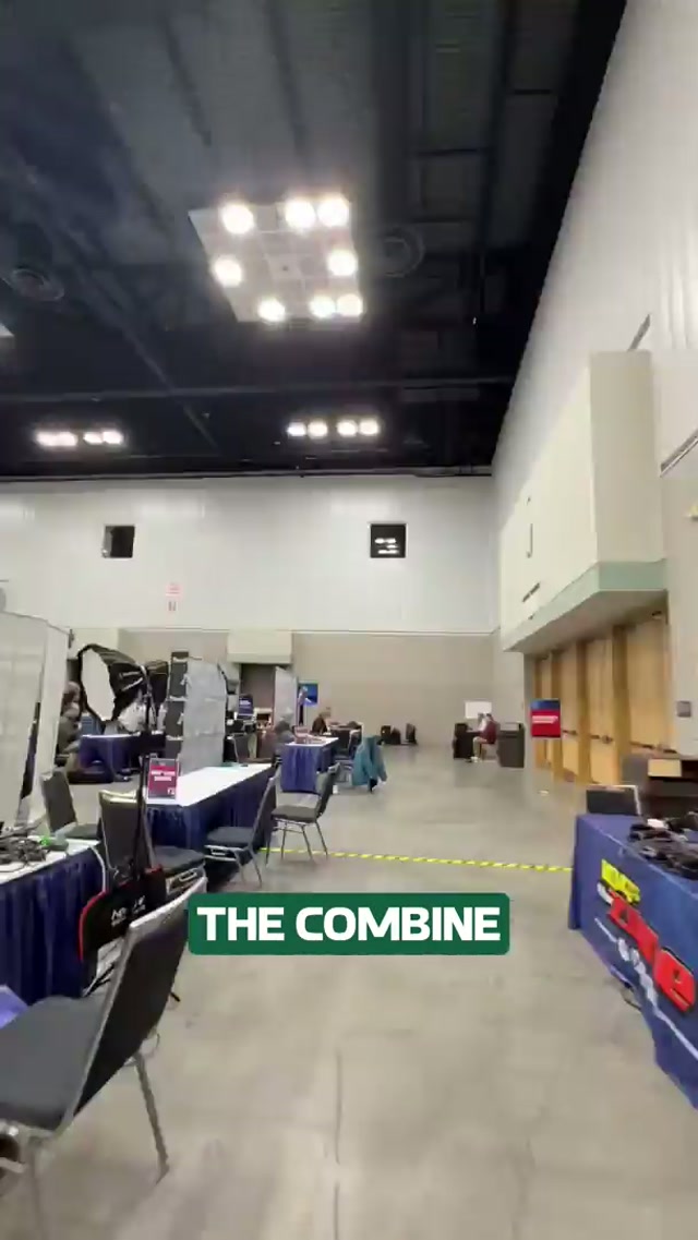 the amount of cameras at the combine 🤯 #newyorkjets #nflcombine #bts #behindthescenes 