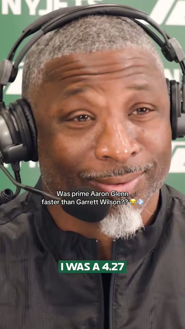 prime AG is taking down almost everybody in the 40 👑 #nyjets #nflcombine #aaronglenn 