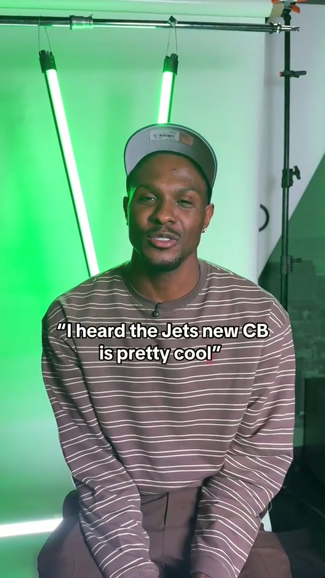 can confirm: Nahshon Wright is very cool #nyjets #nahshonwright #cb #nfl #cornerback 
