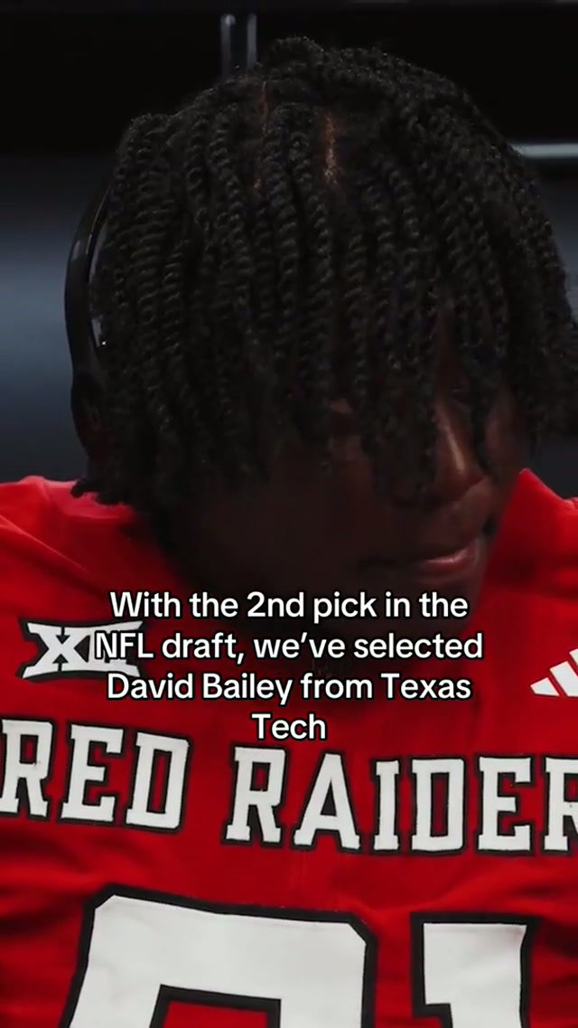 Welcome to NY, David! #nyjets #nfldraft #nfl #davidbailey #texastech 