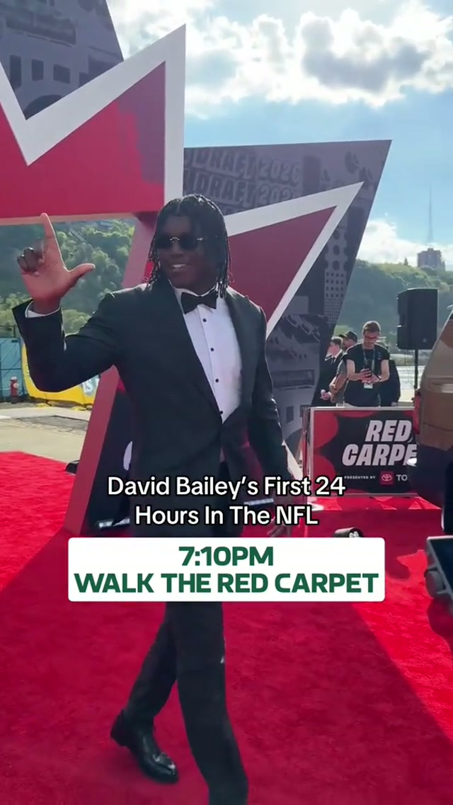 first 24 hours as the #2 overall pick in the NFL draft #nyjets #nfldraft #davidbailey #texastech 