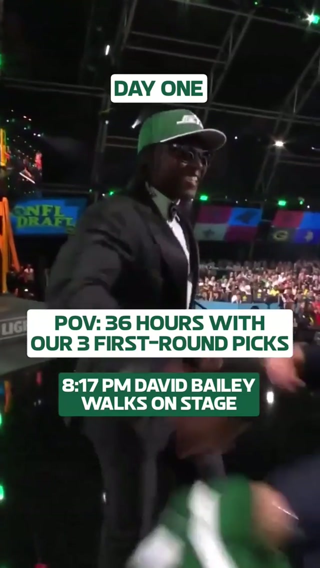 3 first round draft picks, 3 different draft experiences #nyjets #nfldraft #nfl 