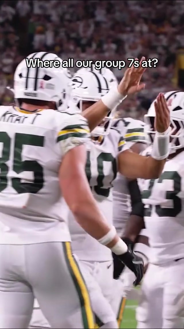 Where y’all at??? #group7 #packers #nfl #jordanlove