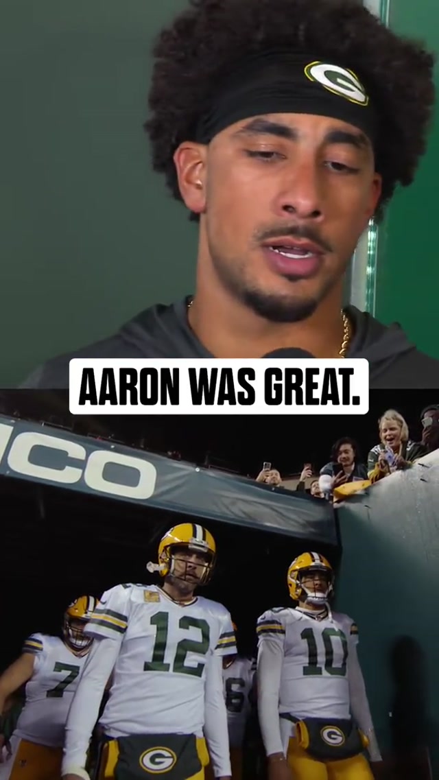 It's all love between J-Love and A-Rod
#jordanlove #aaronrodgers #nfl #packers