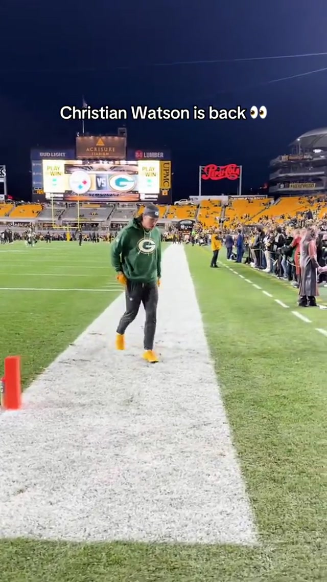 These are the moments right here 🥹
#nfl #snf #packers #christianwatson