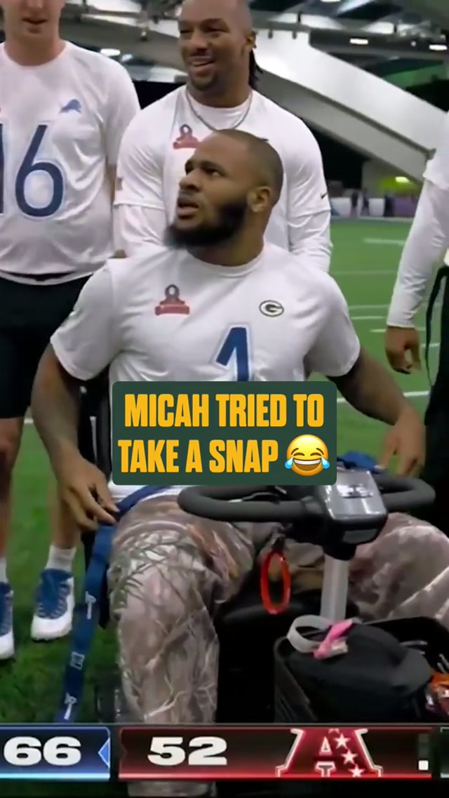 😂 #micahparsons #nfl #probowl #scooter