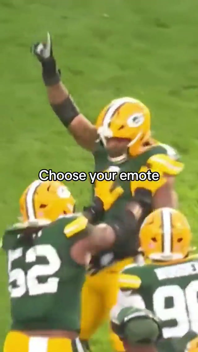 Gonna start spamming these whenever I accomplish a task #emote #packers #jordanlove #micahparsons