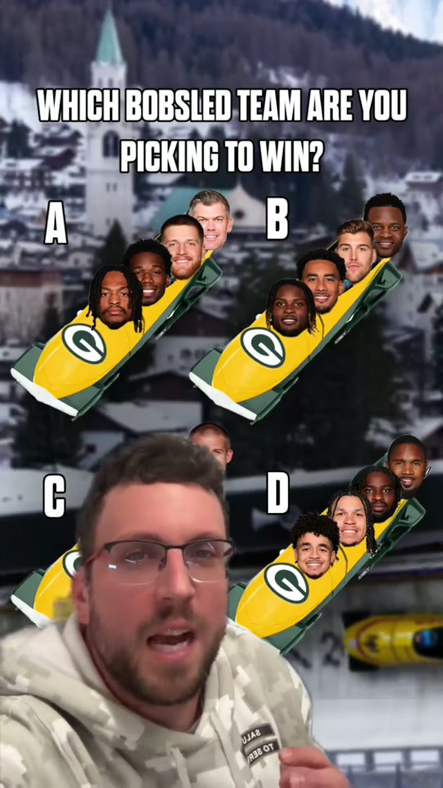 Feel the rhythm, feel the rhyme, get on up, it’s bobsled time!

#packers #olympics #coolrunnings #milanocortina2026 