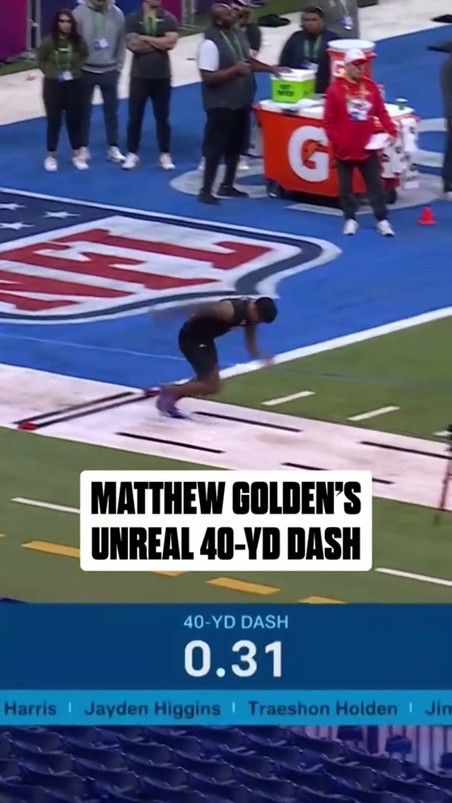 zoom zoom 💨

Watch the NFL Combine starting 2/26 on NFL Network

#matthewgolden #nflcombine #speedrun #packers 