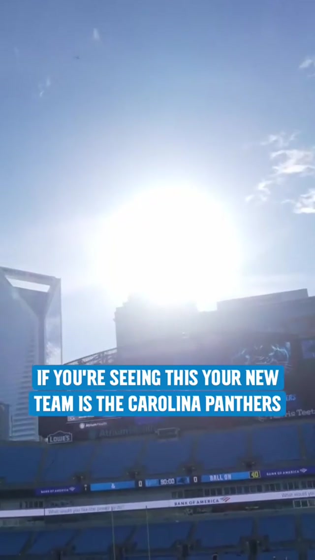 Welcome #carolina #panthers #nfl