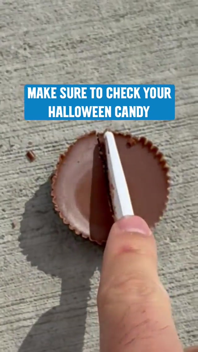 We got a 206lb hard hitting Safety in ours! #carolina #panthers #candy #halloween