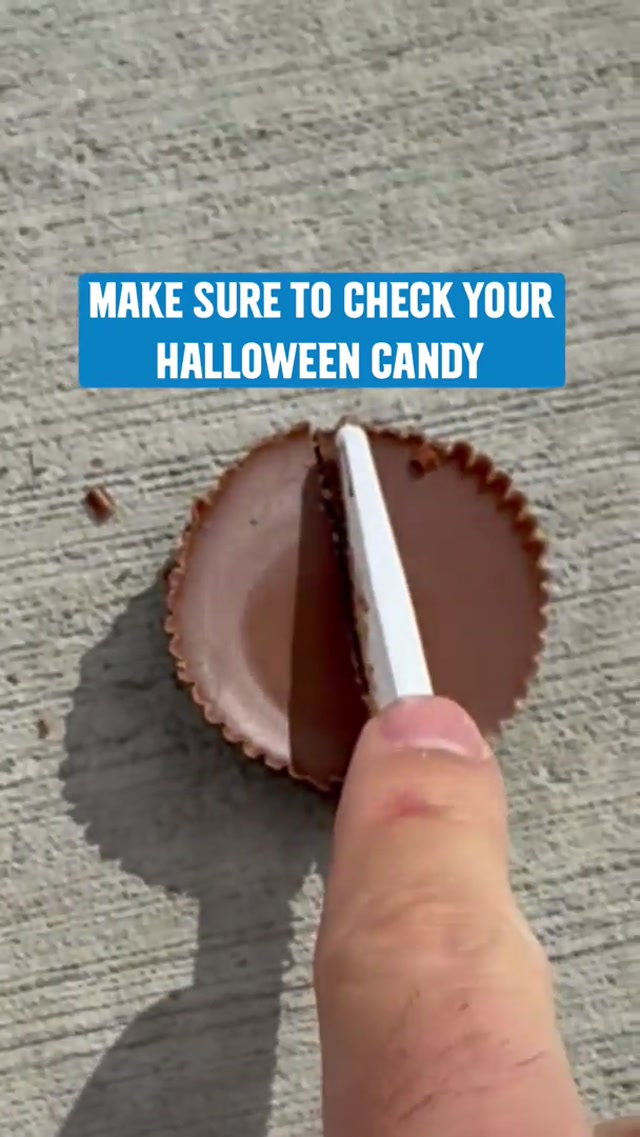 We found a 6'3 257lb Outside Linebacker in ours! #carolina #panthers #candy #halloween