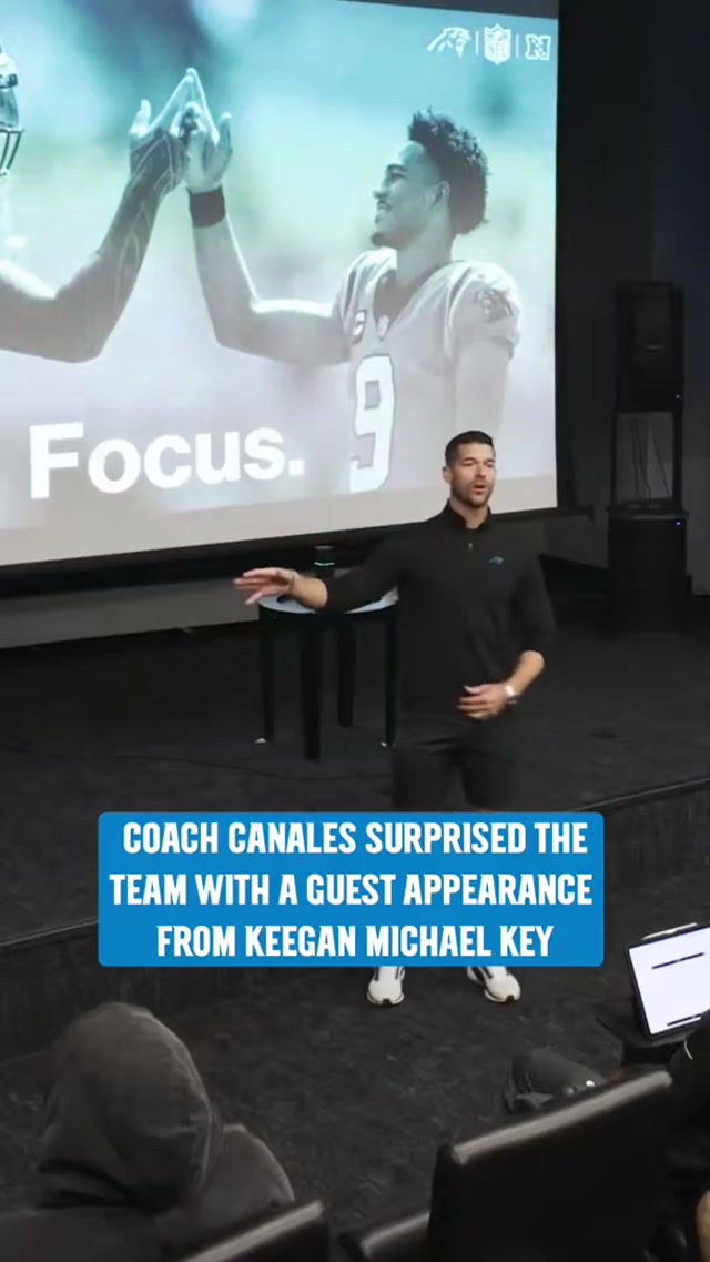Rico was pretty pumped to see him #Carolina #panthers #keyandpeele 