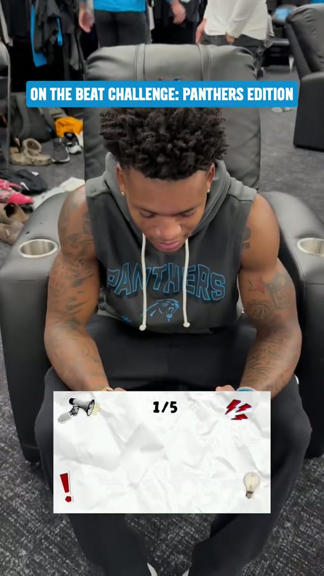 Did he just say rat? 😂 #carolina #panthers #onthebeatchallenge 
