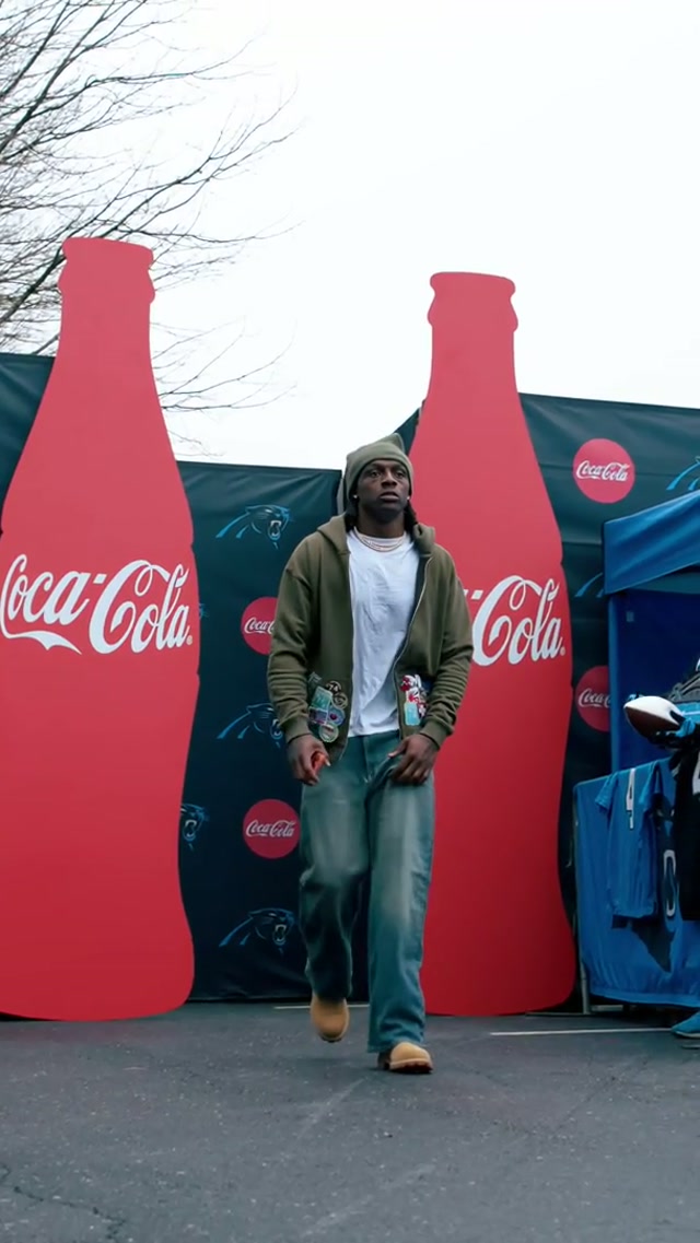 Jaycee on the scene! #carolina #panthers #nfl 