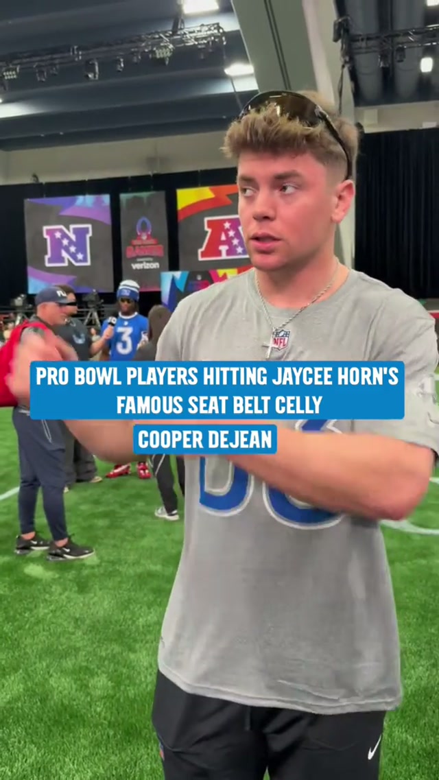 Seat belt celly is universal #carolina #panthers #jayceehorn #probowl 